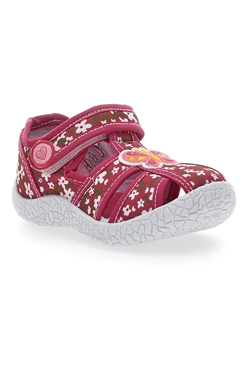 Sandali Fucsia in Tessuto con Punta Chiusa Pitt Kids 3903 miniatura 2
