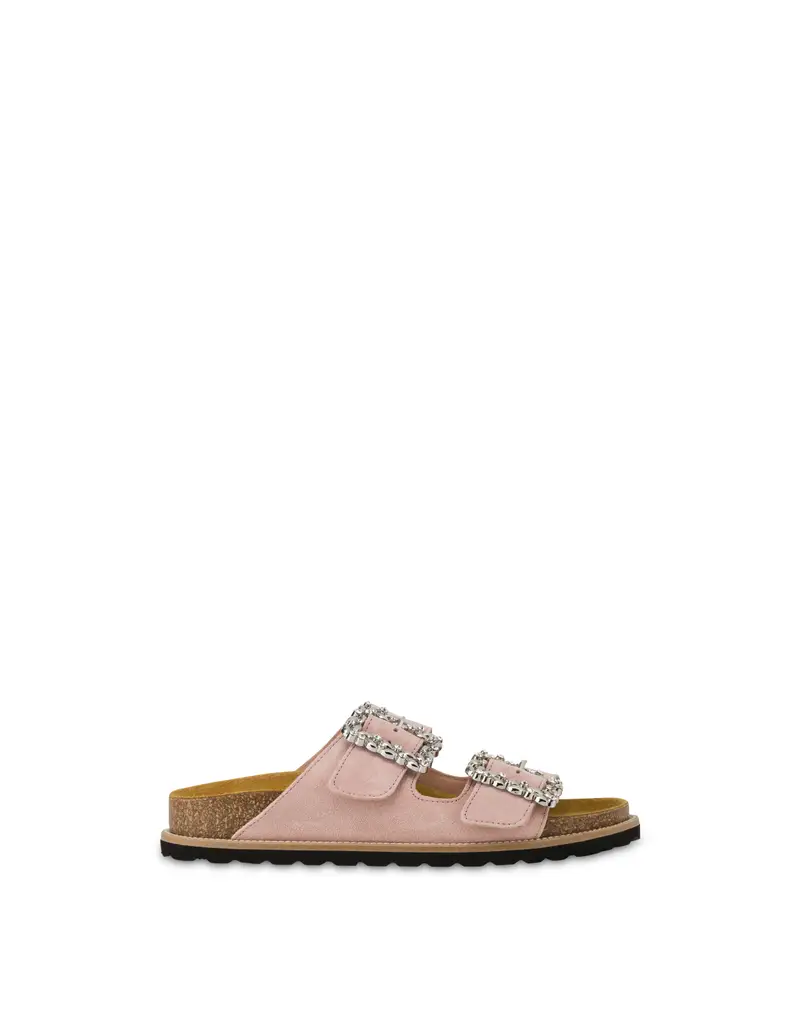 Sandali fussbett in crosta Rosemery PINK, 38, Pollini
