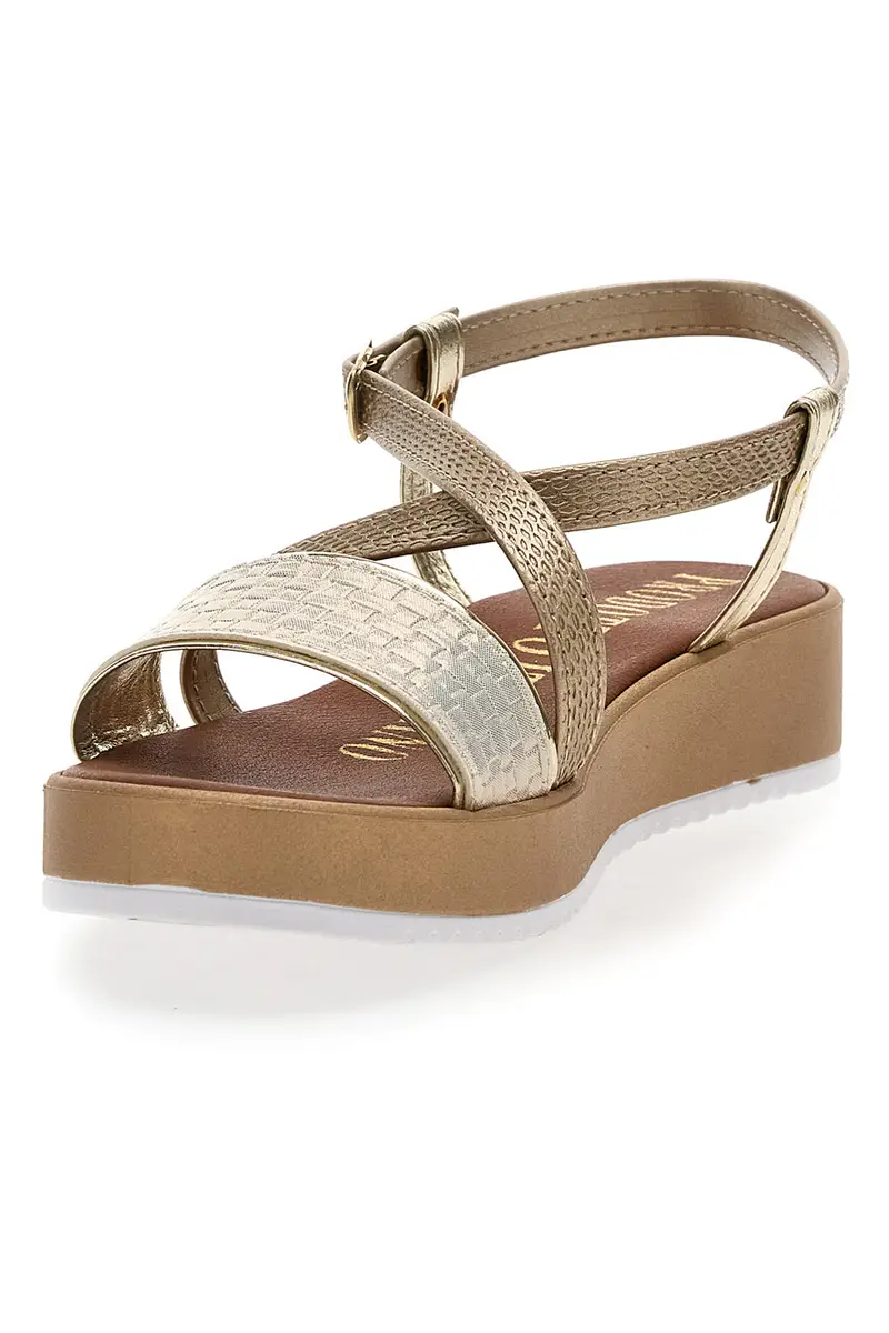 Sandali Gold Estivi Made in Italy Mio Tempo 4161 miniatura 3