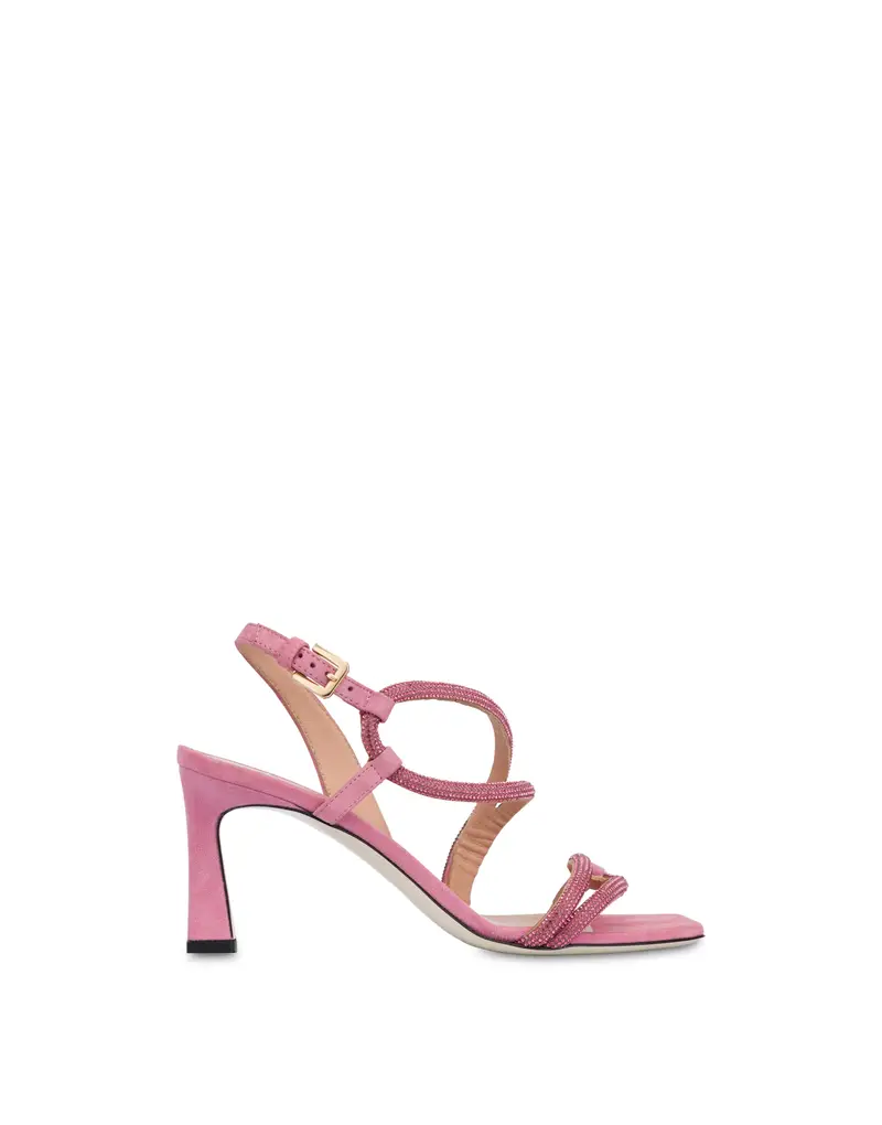 Sandali in camoscio Bling Bling PINK, 38.5, Pollini