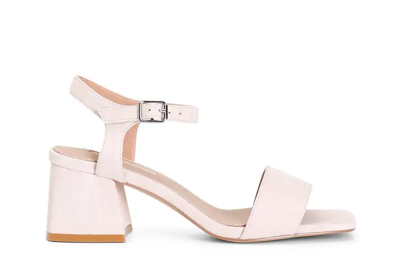 sandali in camoscio con cinturino alla caviglia nude 36