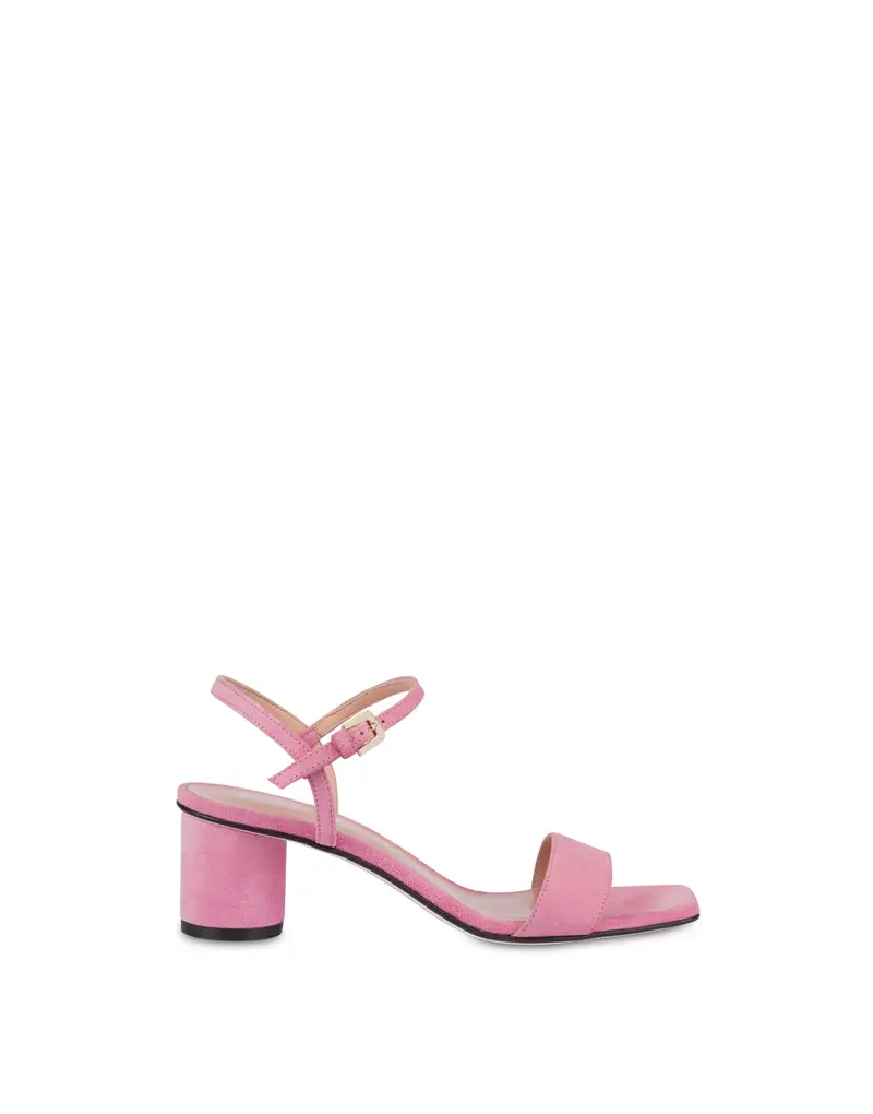 Sandali in camoscio con cinturino Sunset PINK, 39, Pollini