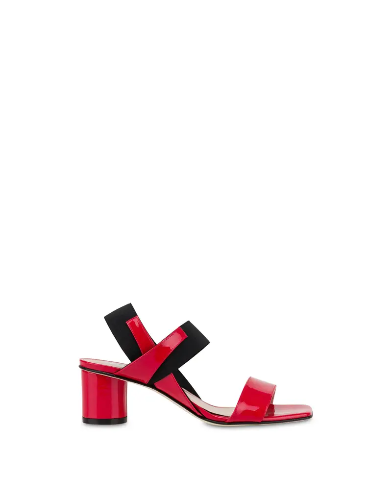 Sandali In Vernice Con Elastici Swallow FLAME, 38, Pollini