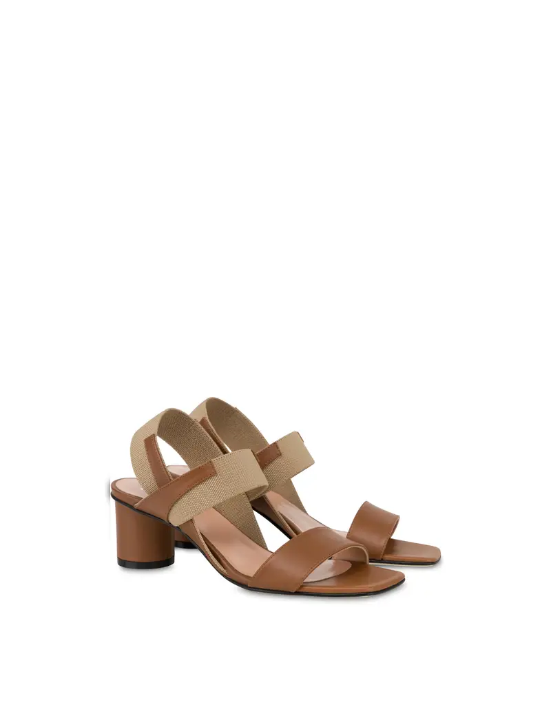 Sandali in vitello con elastici Swallow RODEO, 40, Pollini miniatura 2