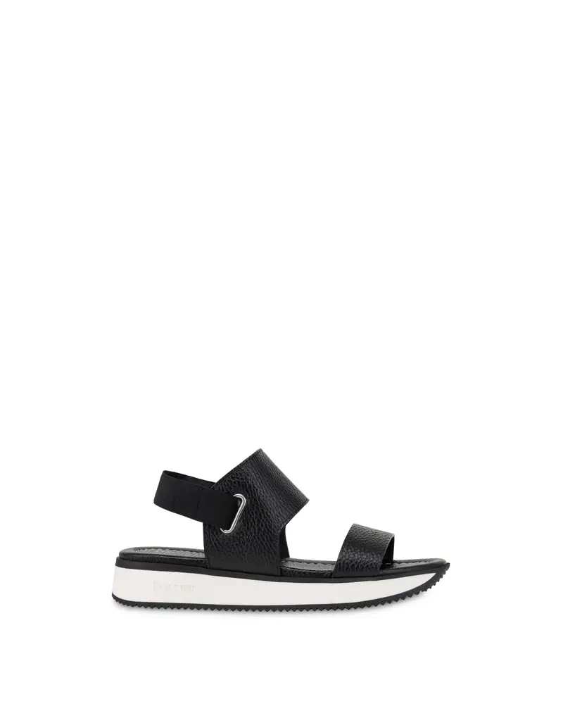 Sandali in vitello con elastico Walking Nature BLACK, 41, Pollini