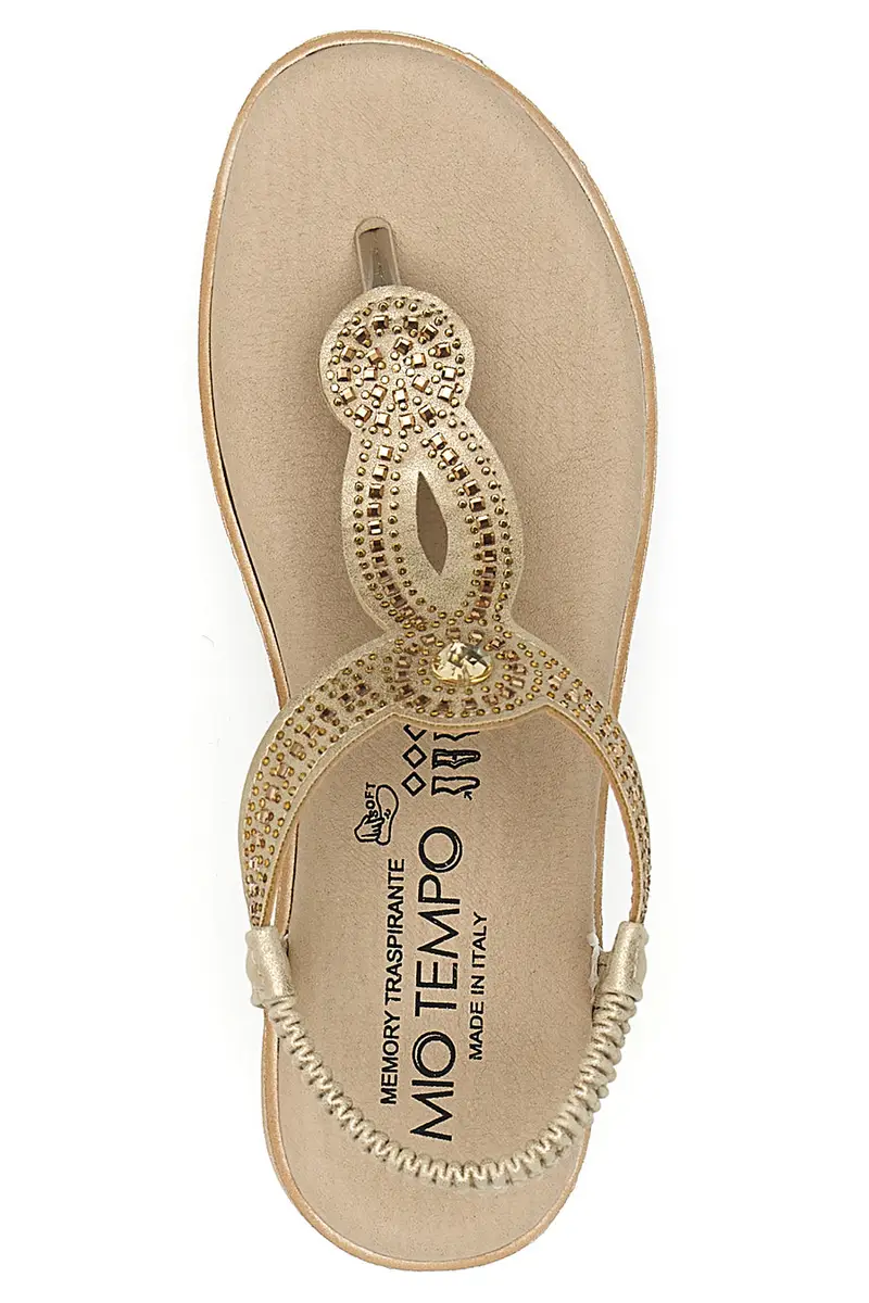 MIO TEMPO Sandali infradito Oro 2079818 miniatura 3