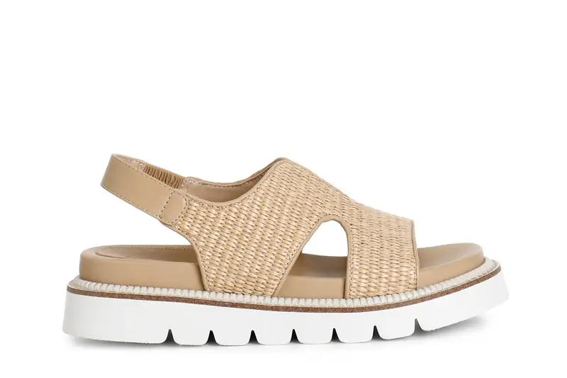 sandali intrecciati ecru 39