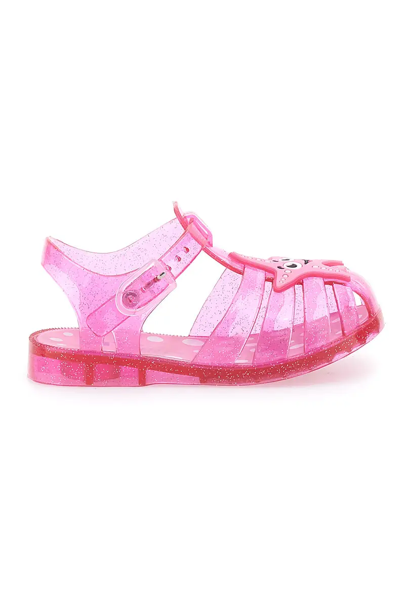 Sandali jelly rosa glitterati con cinturino PITT KIDS 3142664 miniatura 2