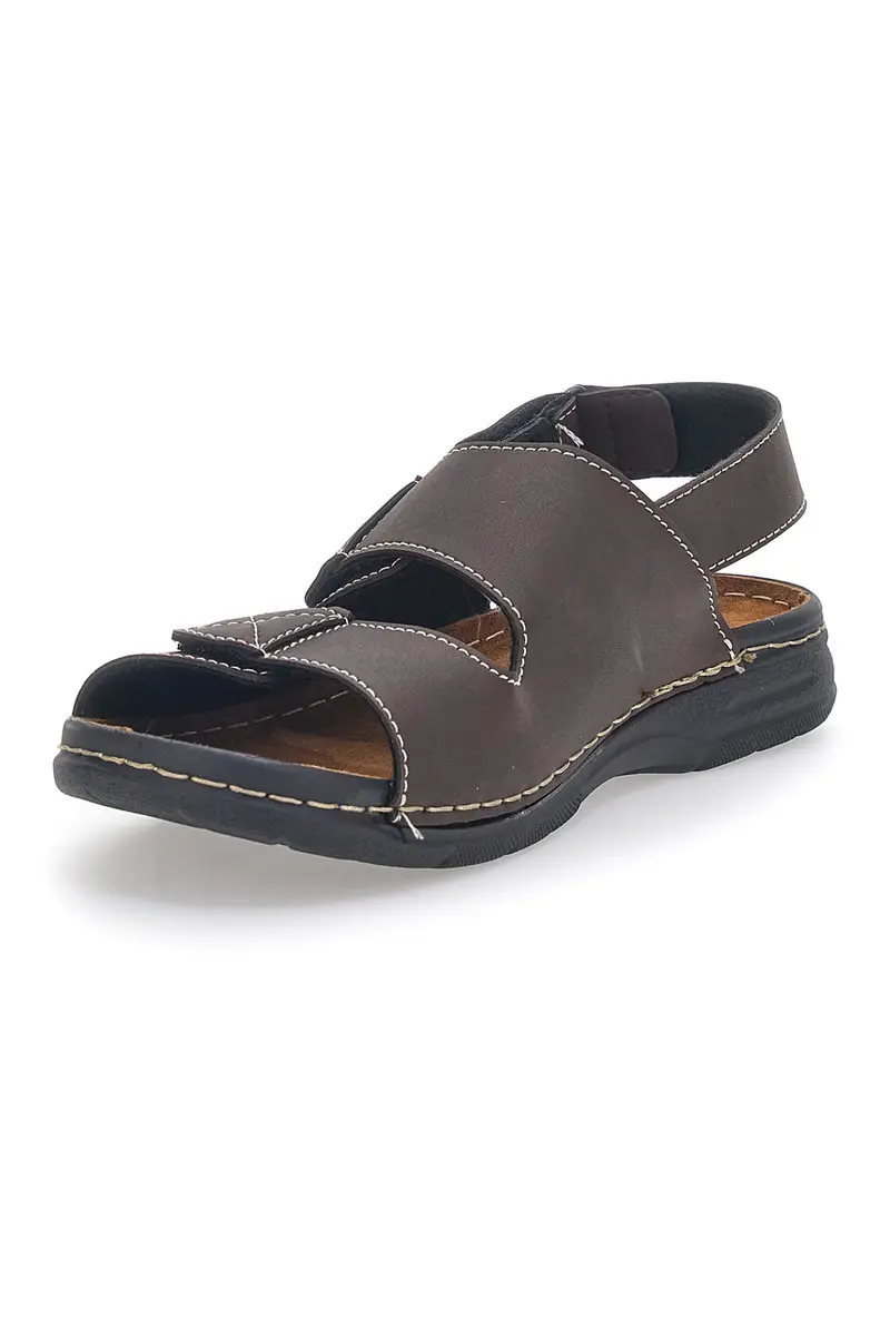 Sandali Marroni Con Chiusura Strappo Jerpoint 647 miniatura 3