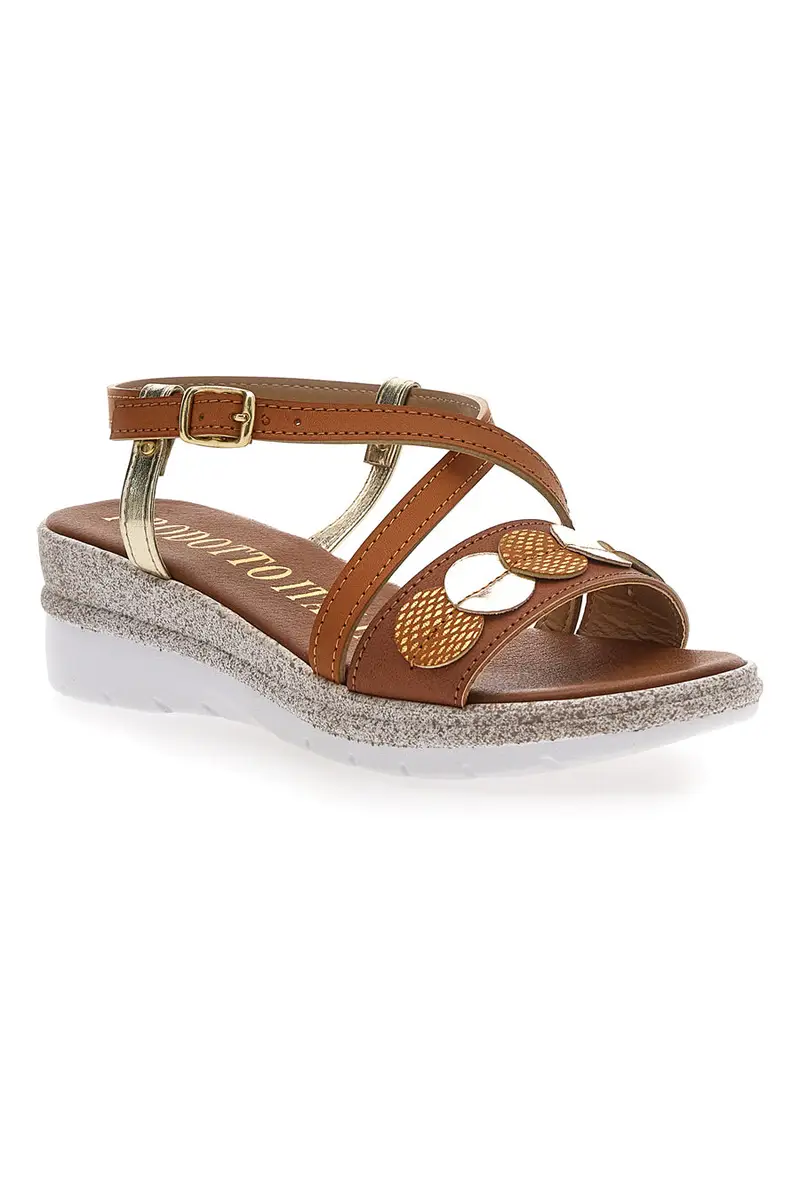 Sandali Marroni con Cinturino Mio Tempo 4438 miniatura 2