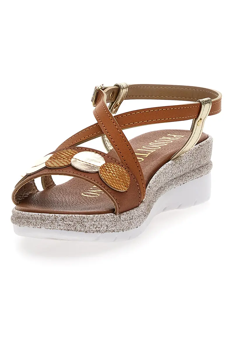 Sandali Marroni con Cinturino Mio Tempo 4438 miniatura 3