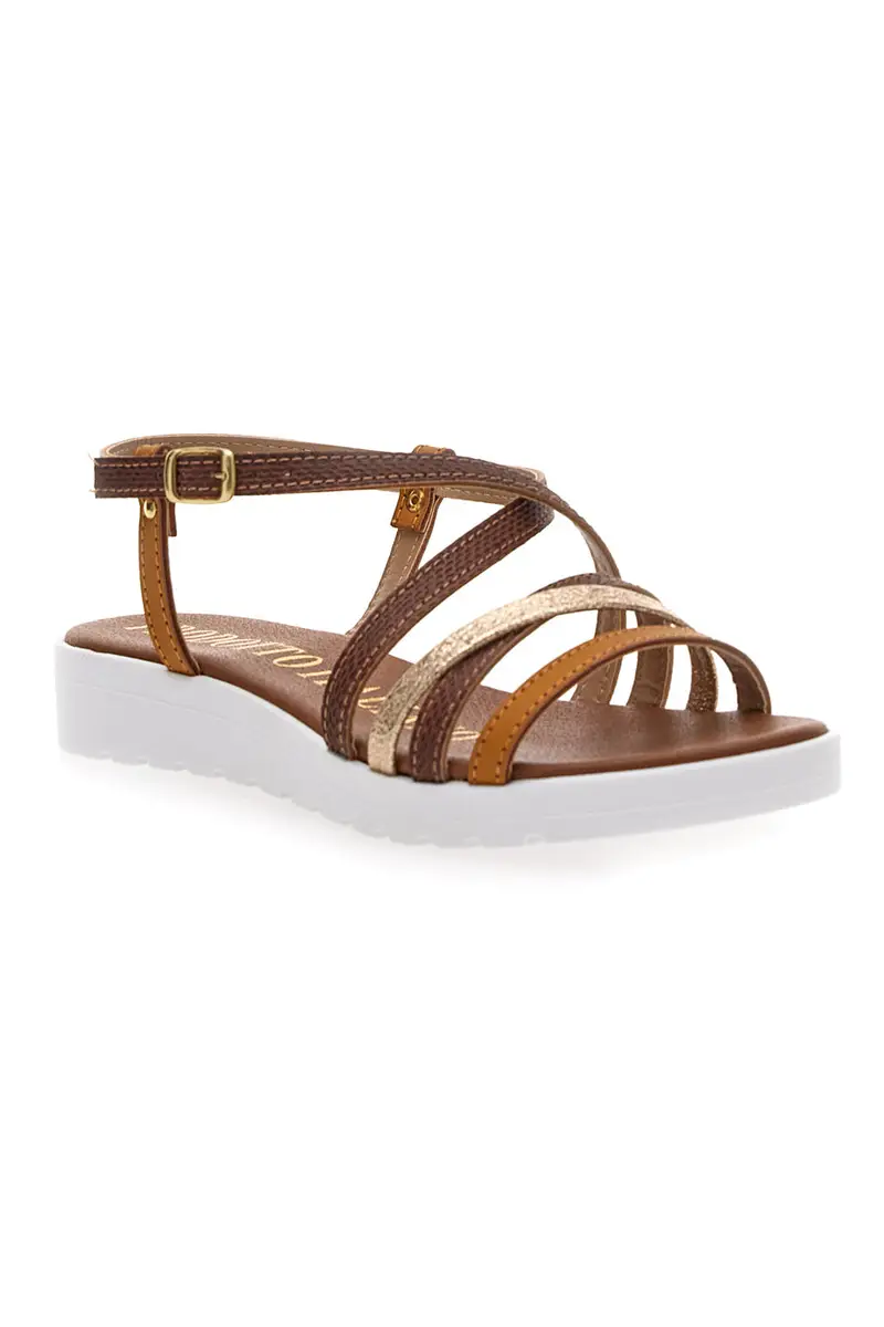 Sandali Marroni con Cinturino Mio Tempo 8103 miniatura 2