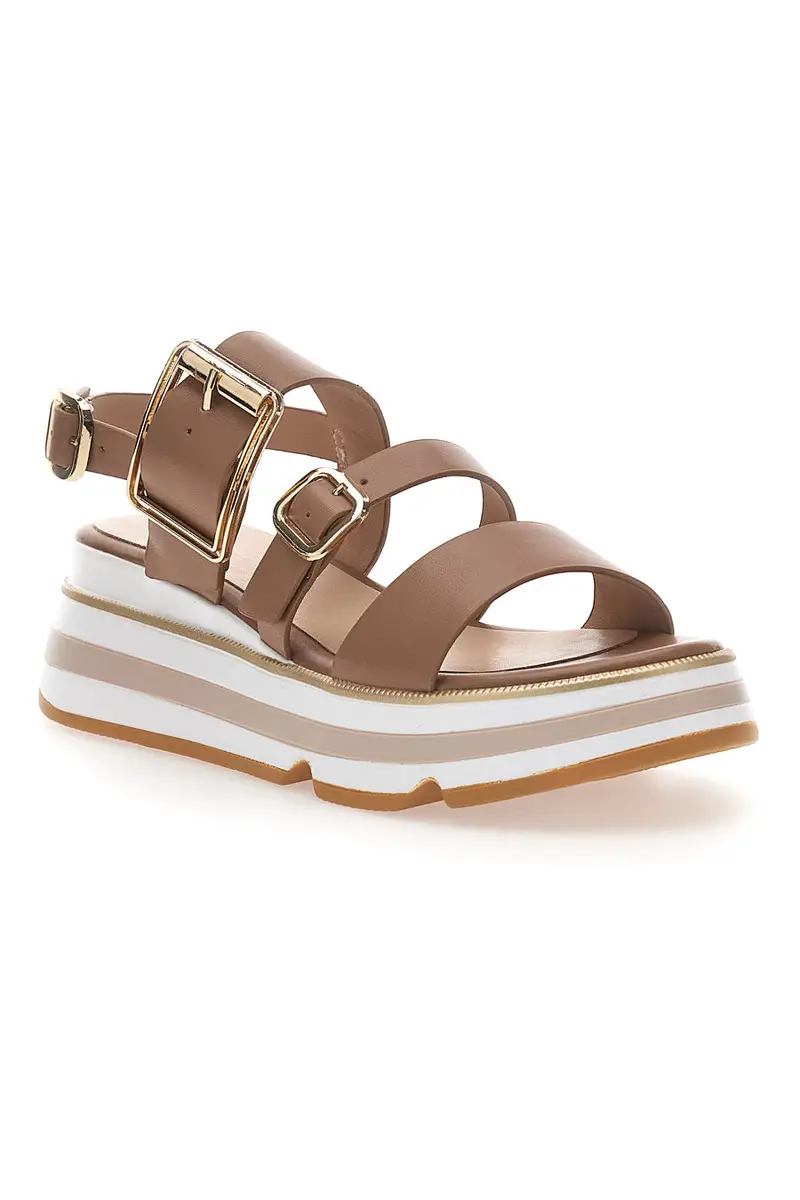 Sandali Marroni Con Platform Mariella Burani K11011 miniatura 2