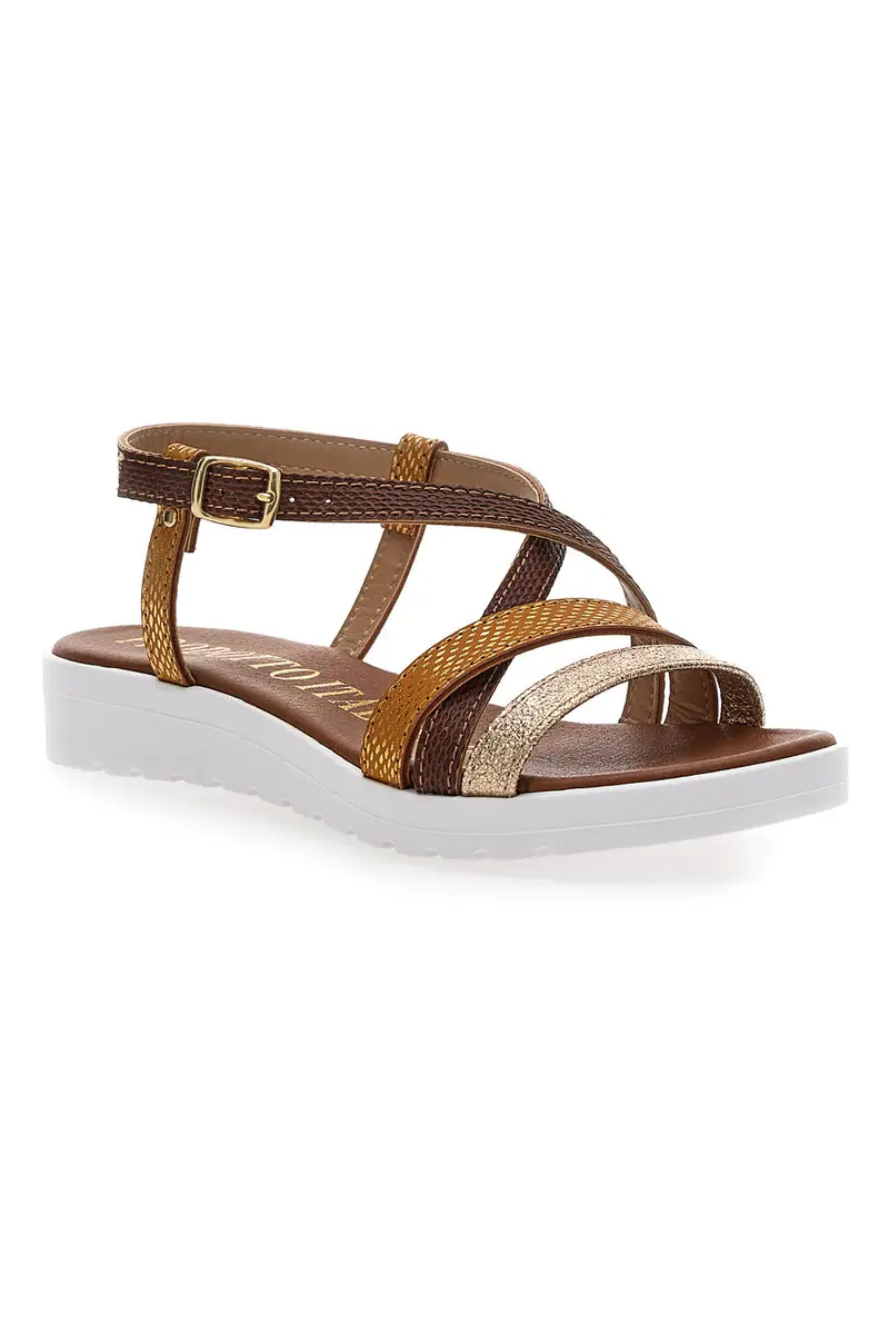 Sandali Marroni Made in Italy Mio Tempo 8864 miniatura 2