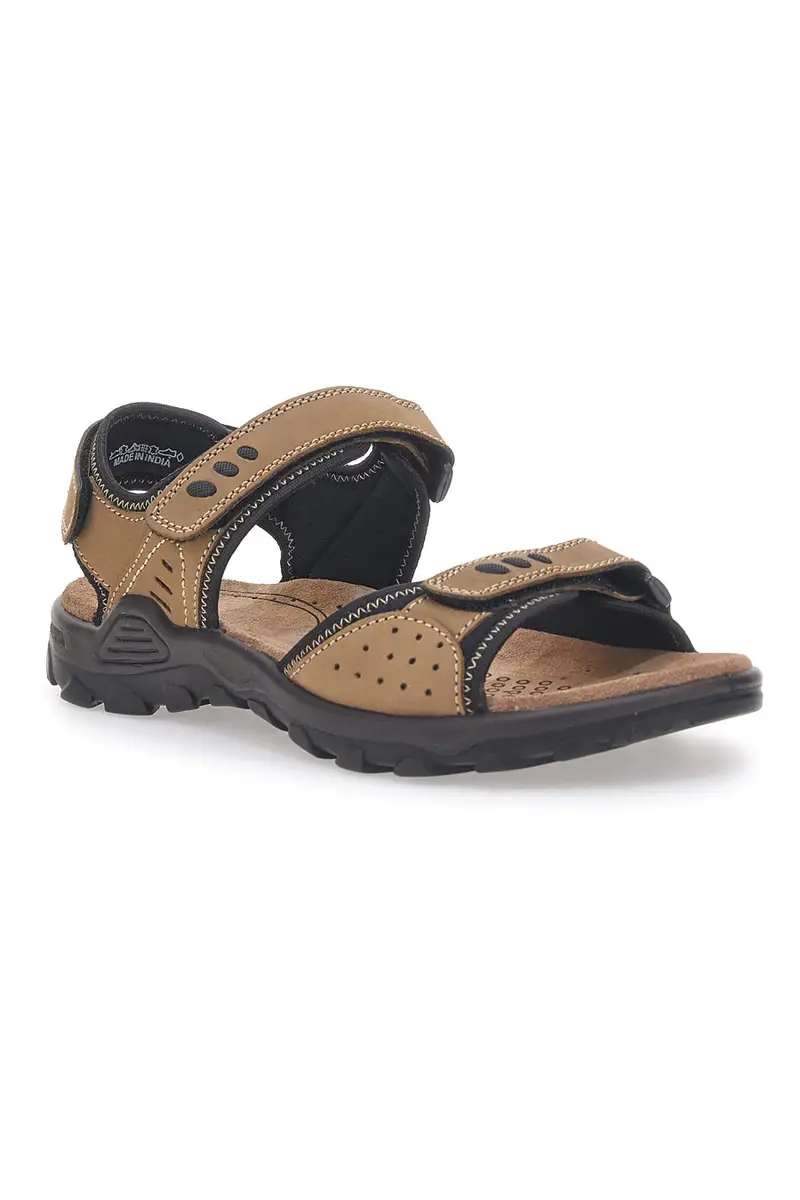 Sandali marroni sportivi con strappi Fly Dynamic FD10 miniatura 2