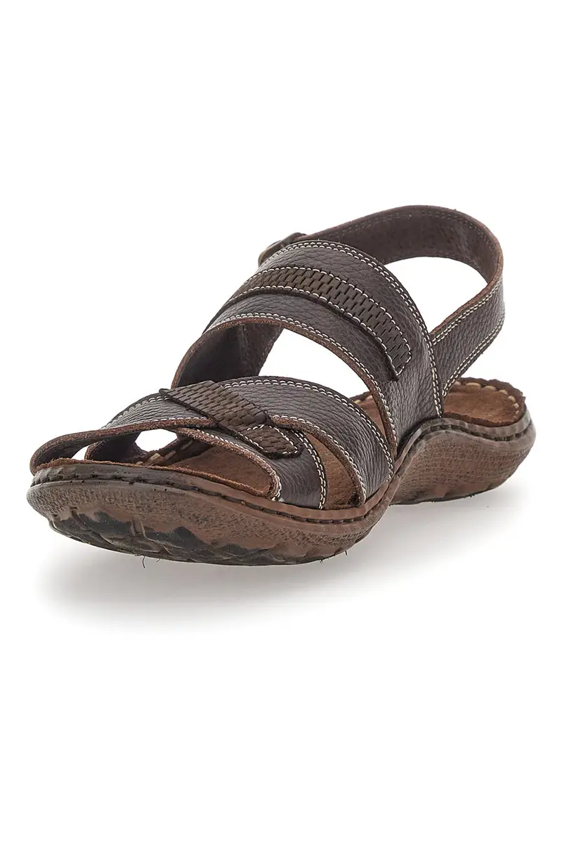 Sandali Marroni Vera Pelle Pittarello Eco 2419028 miniatura 3