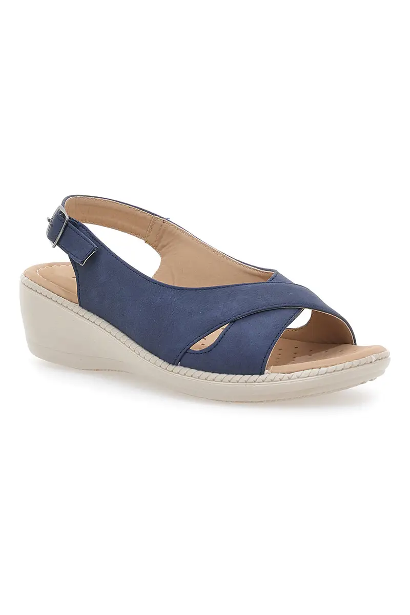 Sandali Navy Slingback Con Platform Mio Tempo MIN9180 miniatura 2