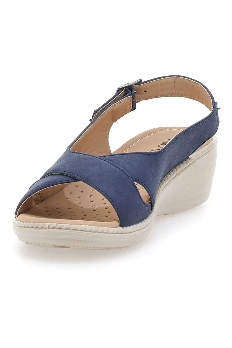 Sandali Navy Slingback Con Platform Mio Tempo MIN9180 miniatura 3