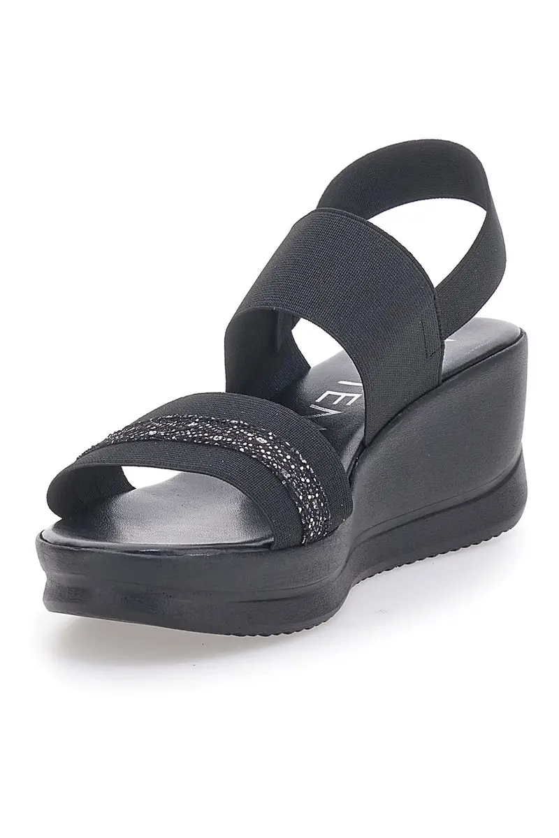 Sandali Neri con Elastico Posteriore MIO TEMPO 2170/9738 miniatura 3