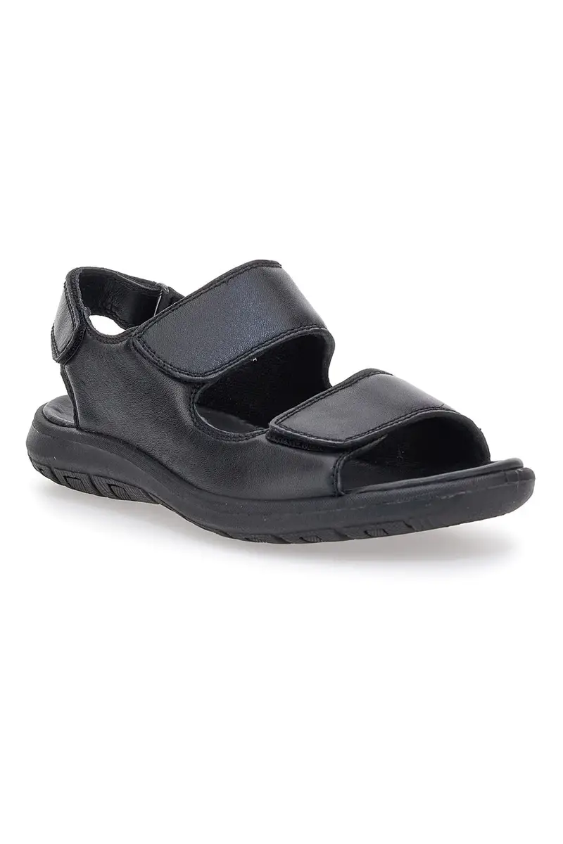 Sandali Neri Con Strappi in Velcro Fly Dinamic 102 miniatura 2