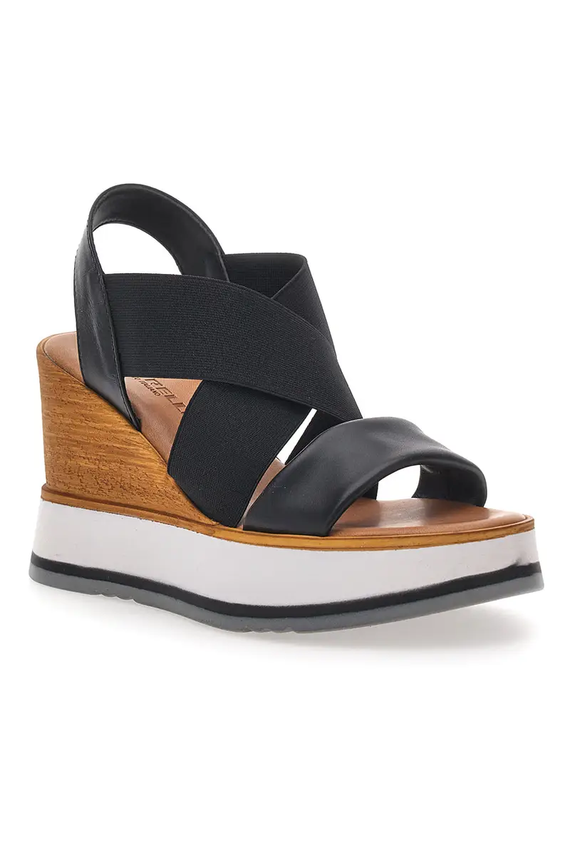 Sandali Neri Made in Italy Pittarello 34953 miniatura 2