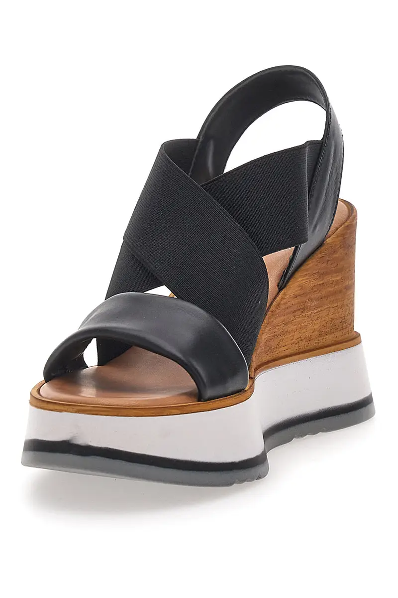 Sandali Neri Made in Italy Pittarello 34953 miniatura 3