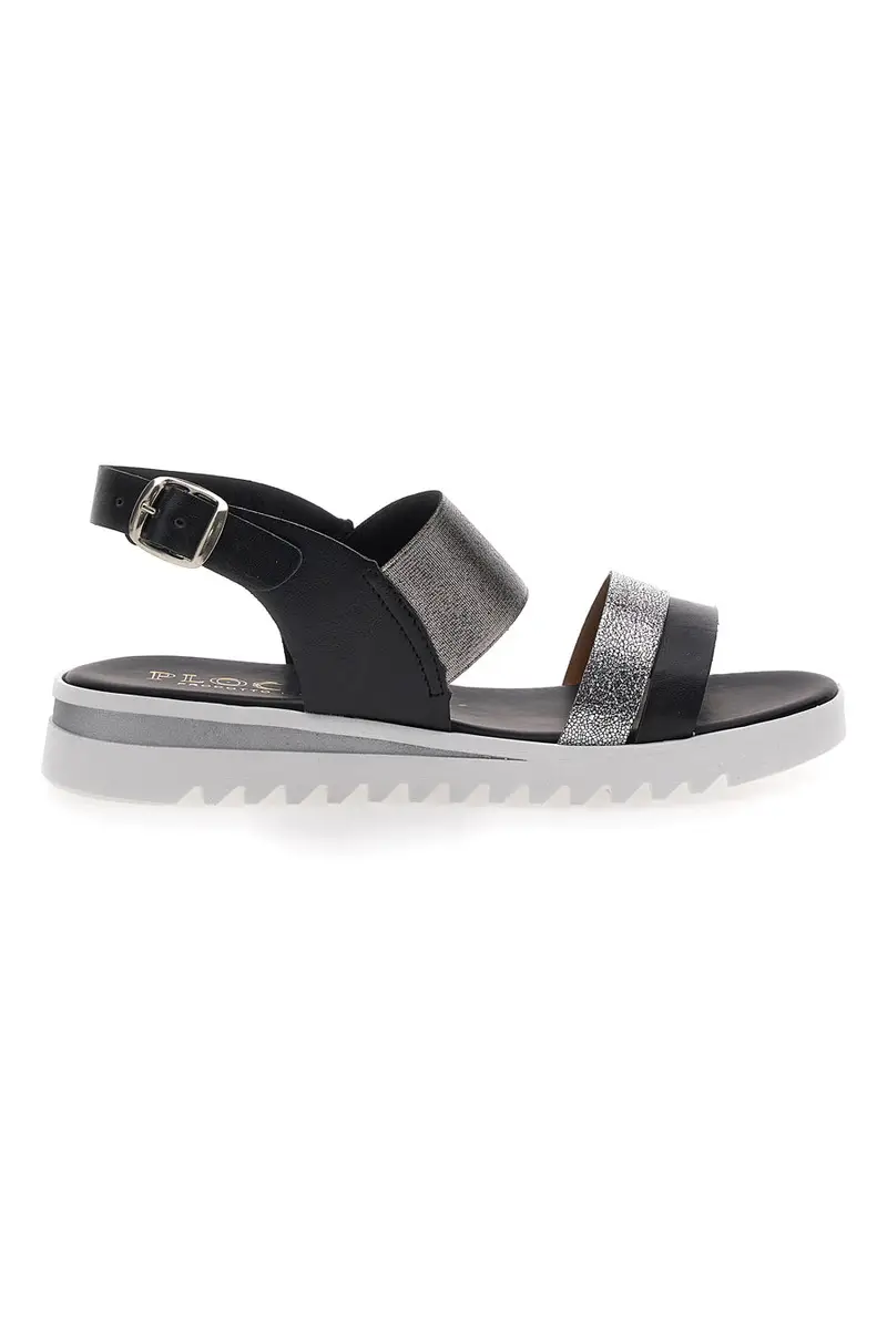 Sandali Neri Made in Italy Plocadi 008