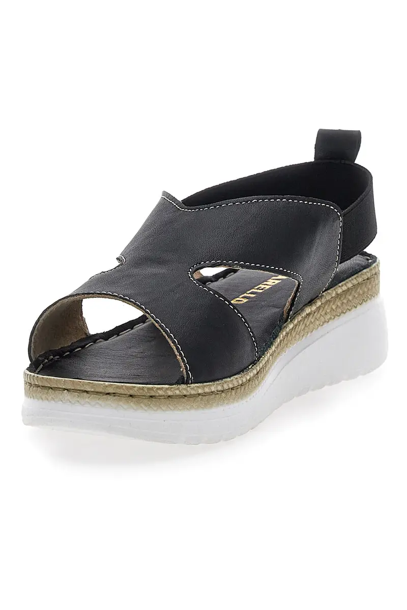 Sandali Neri Sling-back Con Elastici Pittarello 90042 miniatura 3