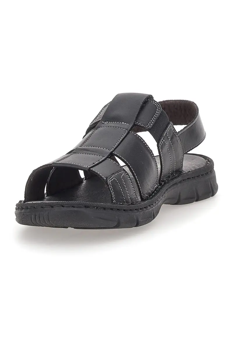 Sandali Neri Vera Pelle Pittarello Eco 2417985 miniatura 3