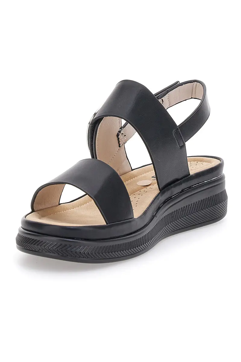 Sandali Nero Con Platform Energy 463 miniatura 3