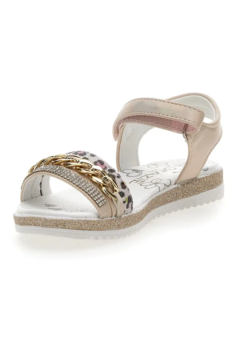 Sandali Oro con Cinturino Grazie Girl 14320 miniatura 3