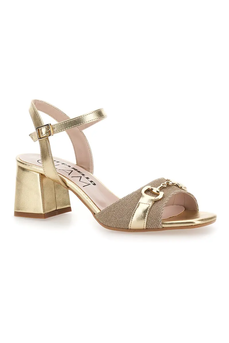 Sandali Platino Con Tacco e Cinturino alla Caviglia Pittarello Glam 5550 miniatura 3