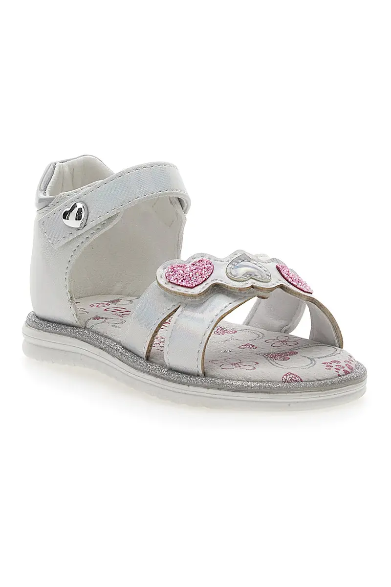 Sandali Primi Passi Bianchi Grazie Girl 14323 miniatura 2