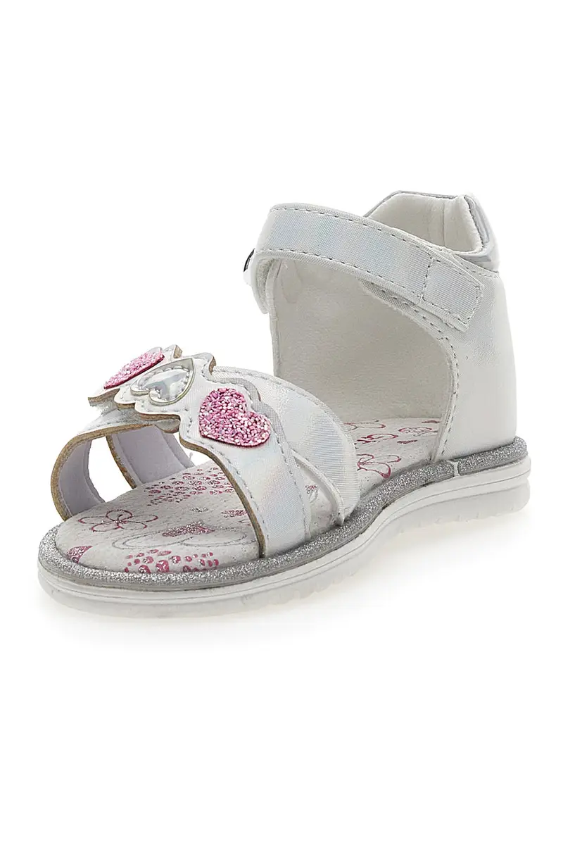 Sandali Primi Passi Bianchi Grazie Girl 14323 miniatura 3