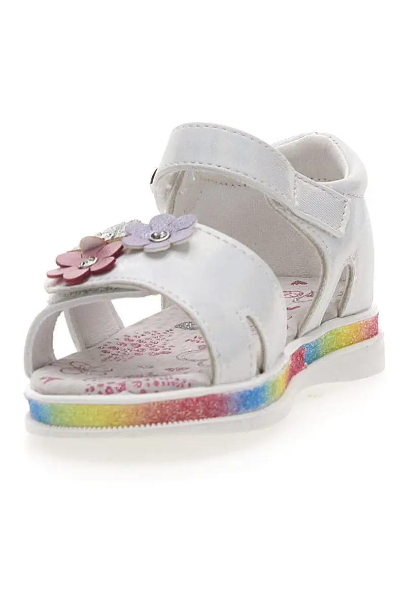 Sandali Primi Passi Bianchi Grazie Girl 14326 miniatura 3