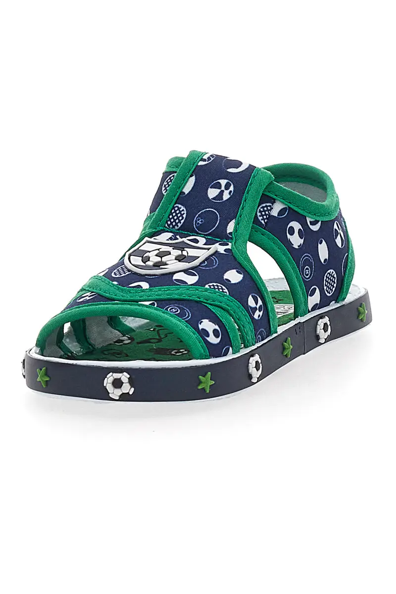 Sandali Primi Passi Navy e Verdi Pitt Kids PK2758B miniatura 3