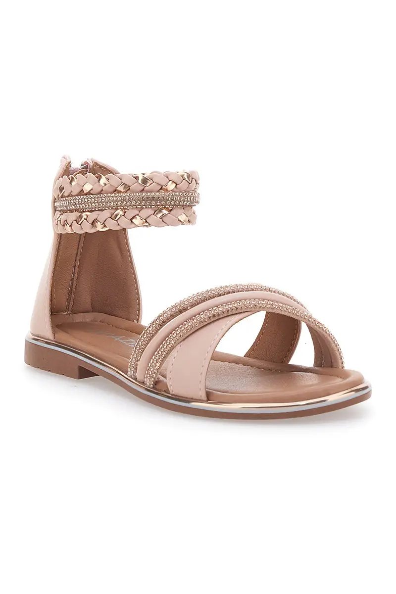 Sandali Rosa con Cinturini e Brillantini Alla Caviglia GRAZIE GIRL 15023 miniatura 2