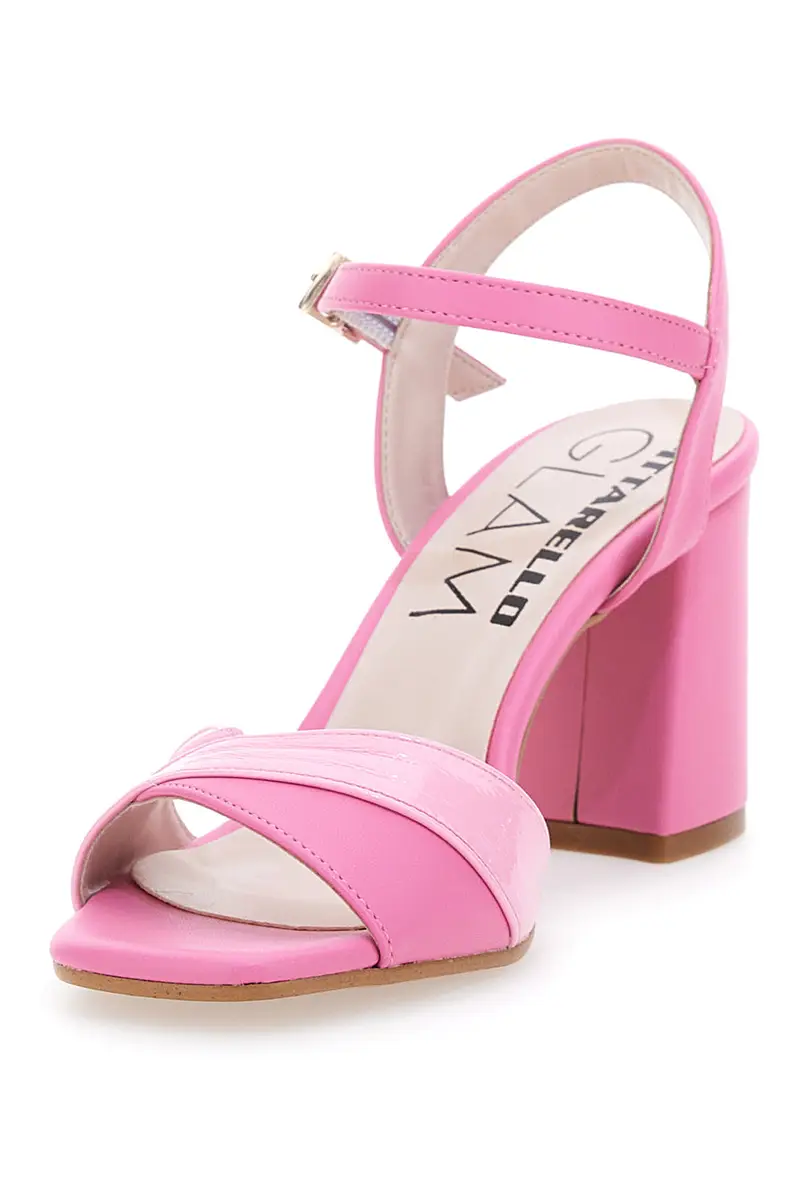 Sandali Rosa Con Cinturino e Tacco 8, 5 Pittarello Glam 5548 miniatura 3