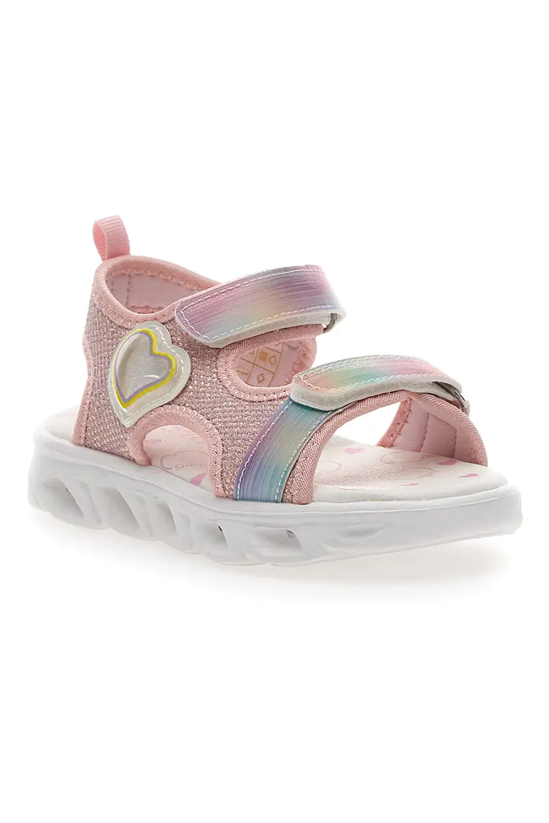 Sandali Rosa con Luci da Bimb* Pitt Kids 211425 miniatura 2