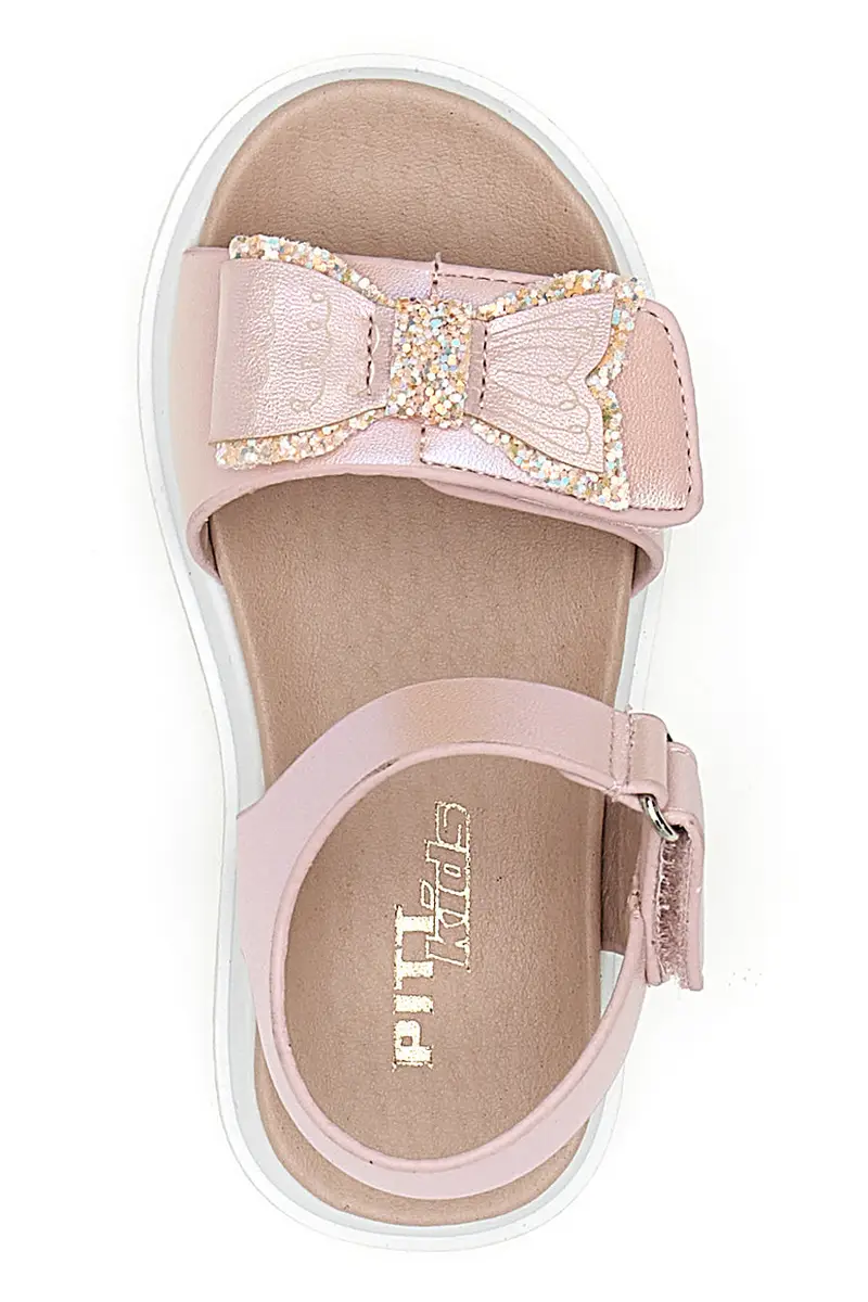 Sandali rosa con strappo e glitter Pitt Kids 39G2521S miniatura 3