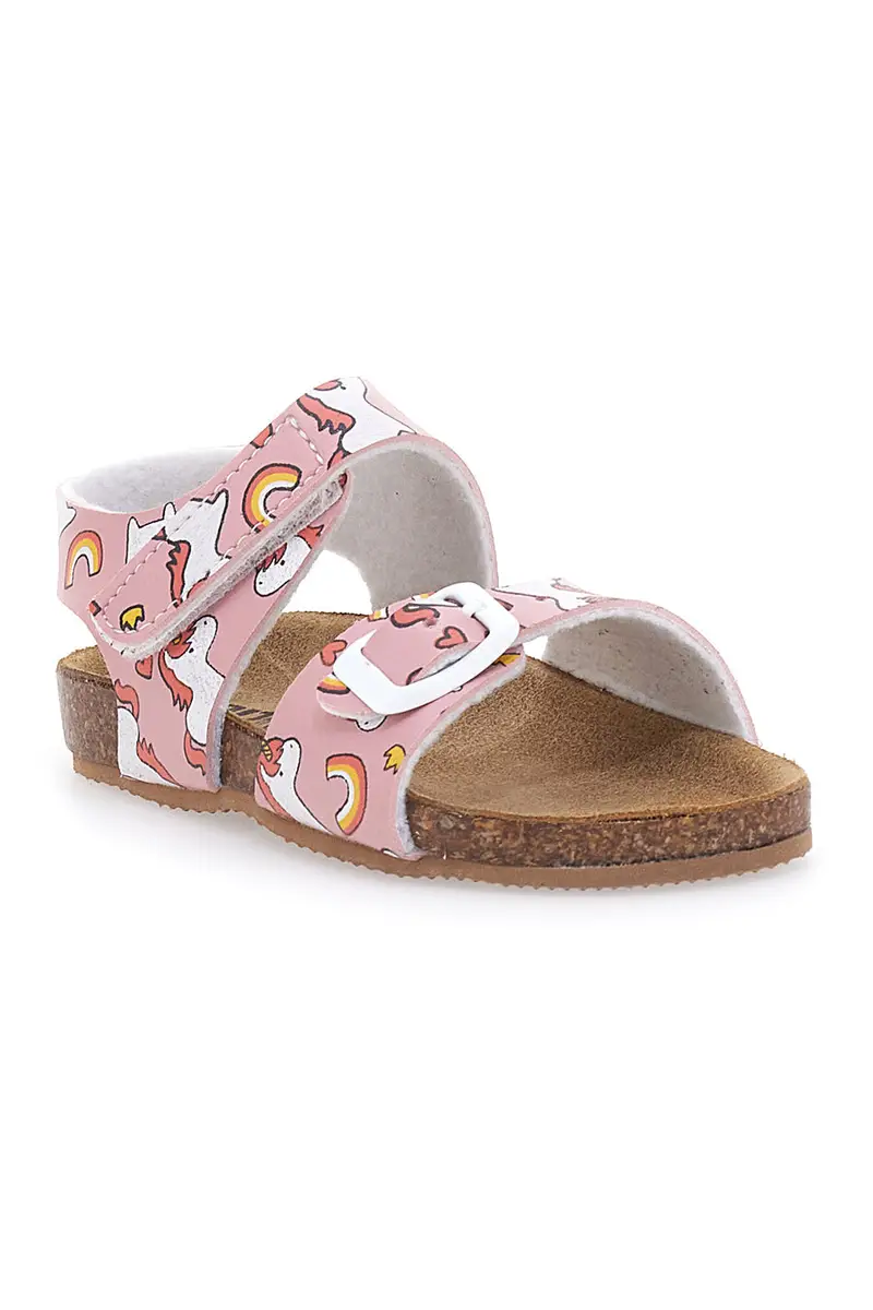Sandali rosa con unicorni plantare comfort PITT KIDS 47327UNI miniatura 2