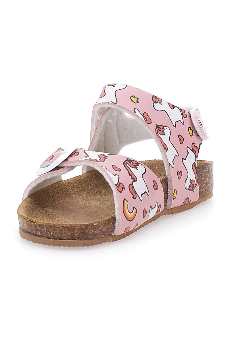 Sandali rosa con unicorni plantare comfort PITT KIDS 47327UNI miniatura 3