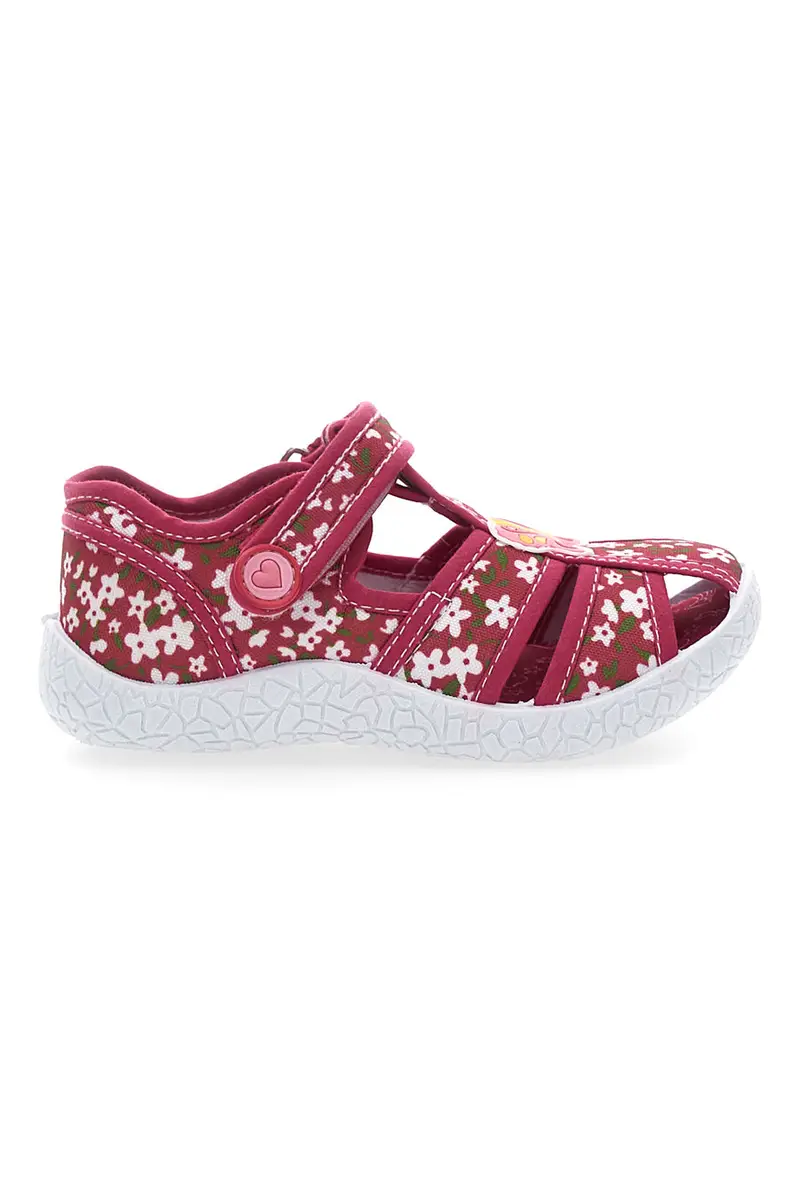 Sandali Rosa Morbidi con Farfalla e Velcro PITT KIDS PK3904A