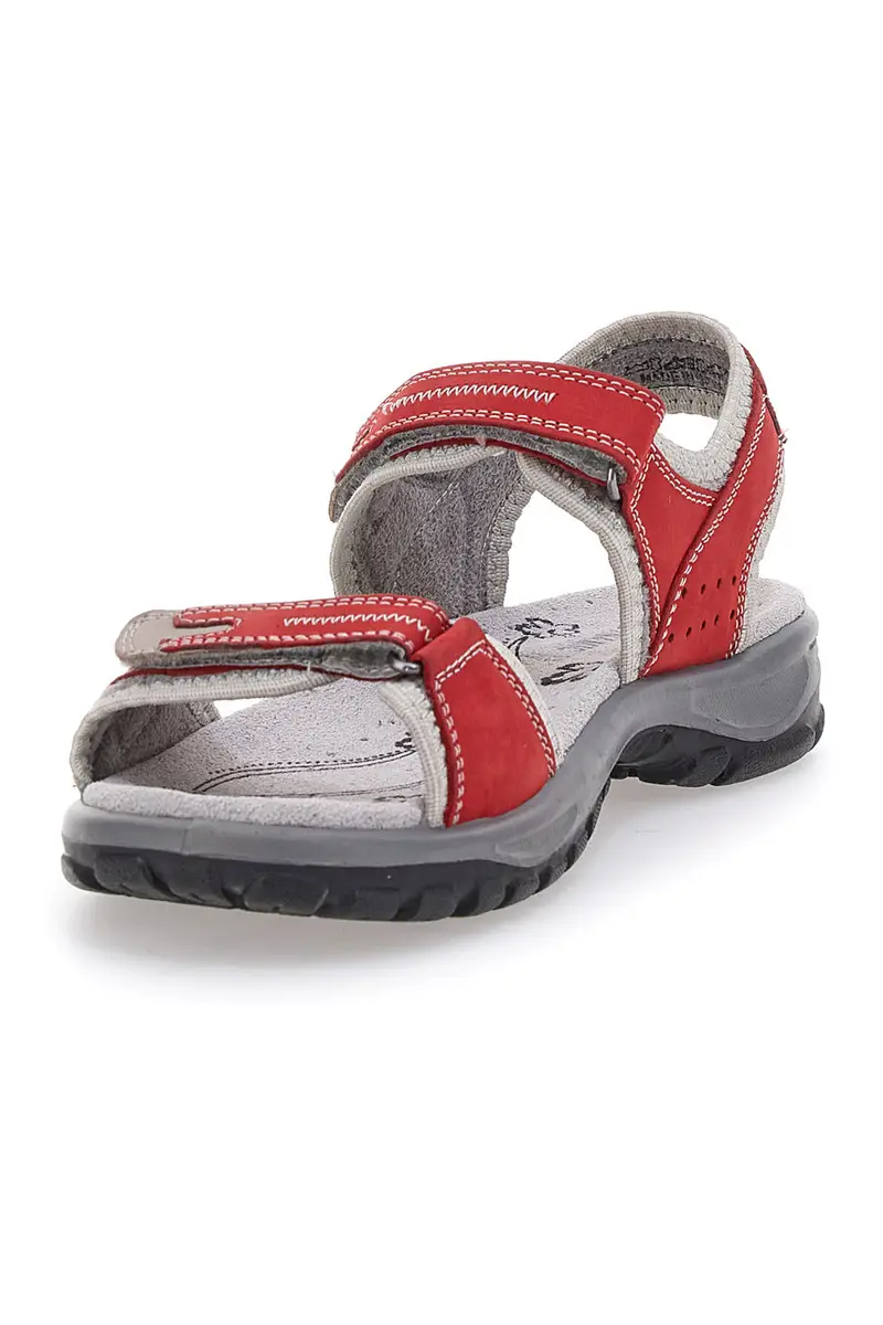 Sandali Rossi Sportivi in Pelle Fly Dinamic 50 miniatura 3