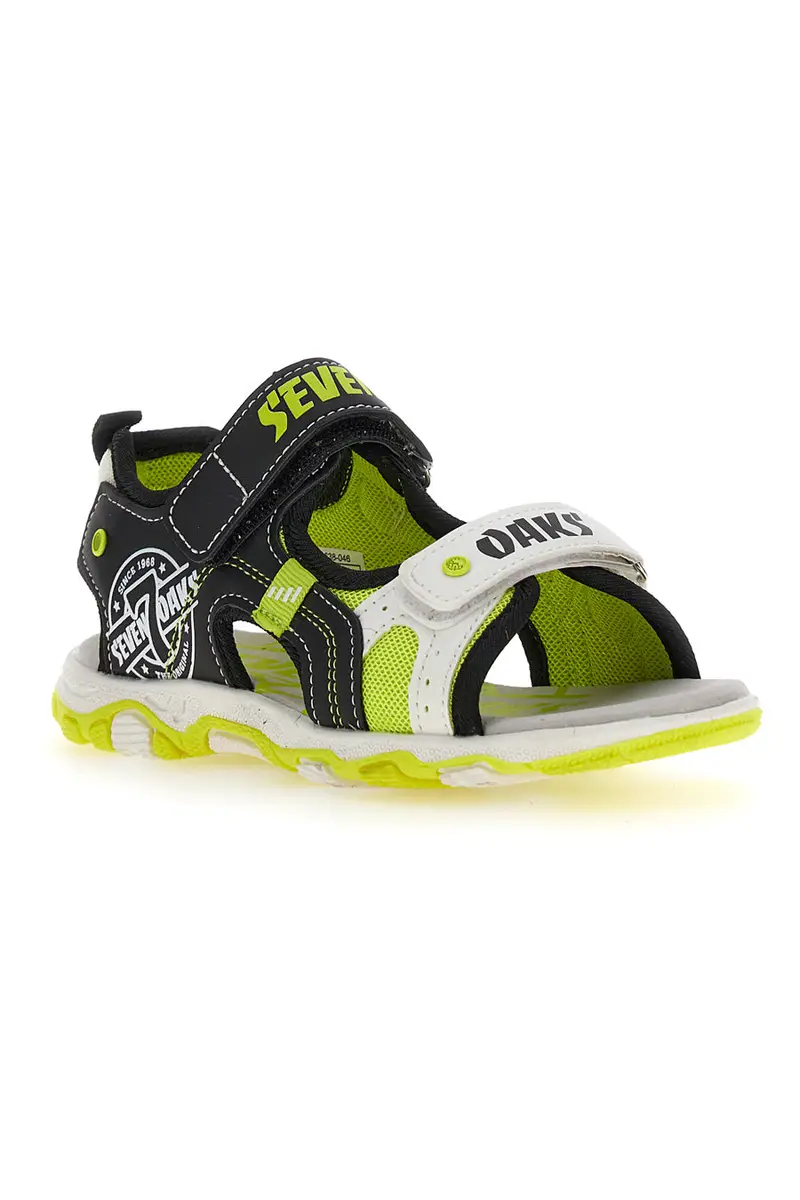 Sandali Sportivi Sevenoaks 1638046 Neri e Gialli miniatura 2