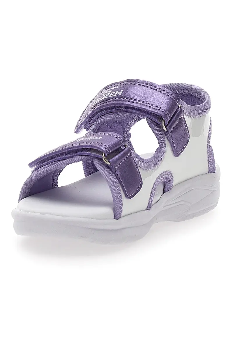 Sandali Viola Con Luci e Strappi in Velcro Frozen D11955M miniatura 3