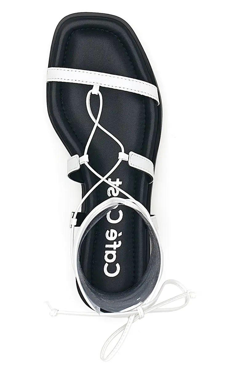 Sandalo Bianco Alla Romana CAFE' COST MK3614100 miniatura 3