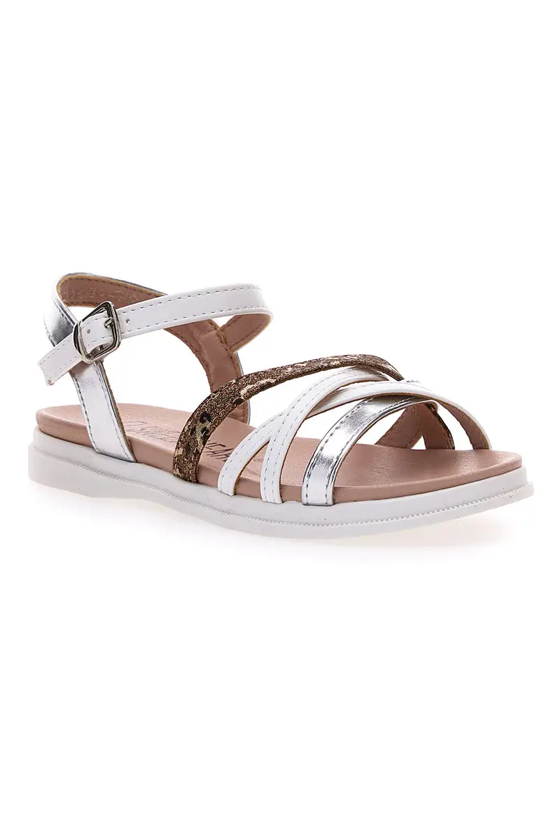 Sandalo bianco con cinturino SWEET YEARS 8360 miniatura 2