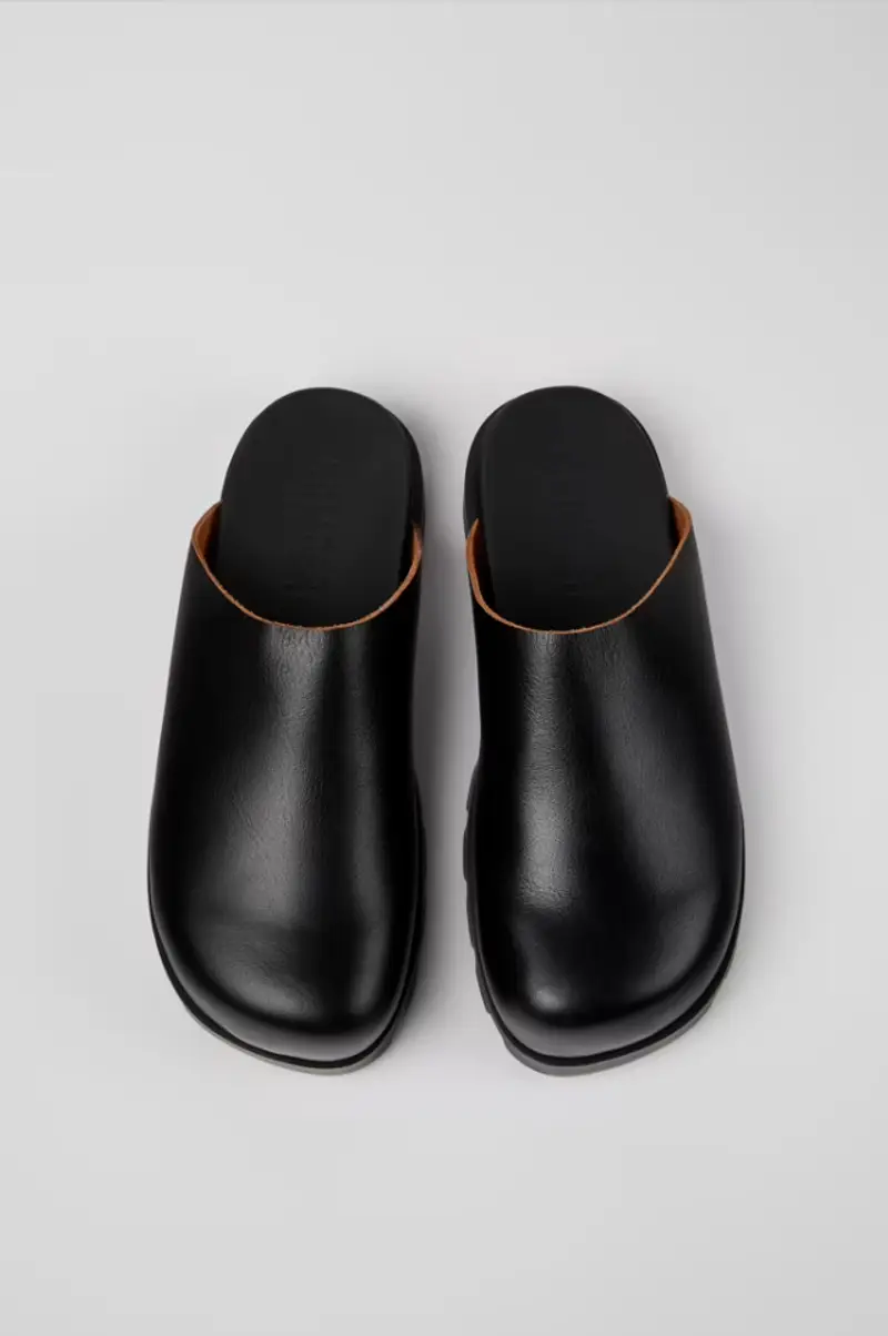 Sandalo brutus chiuso avanti nero miniatura 3