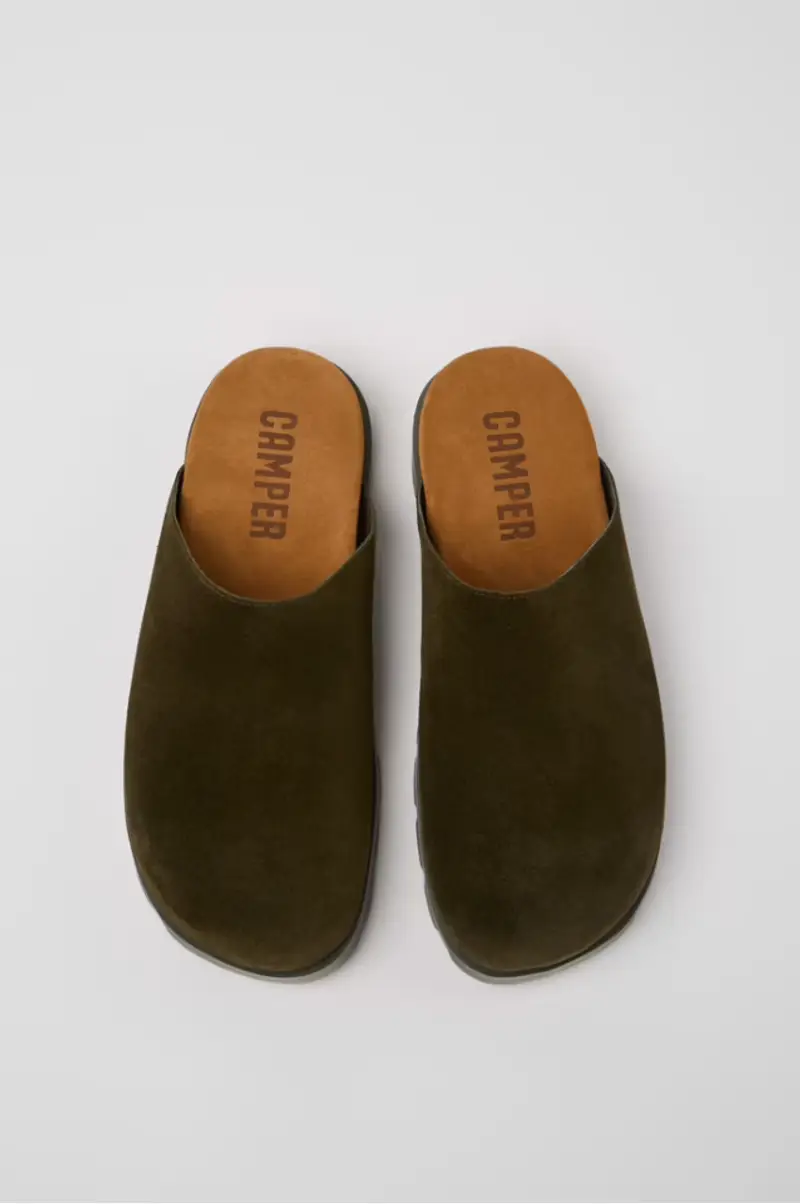 Sandalo brutus chiuso avanti verde miniatura 3